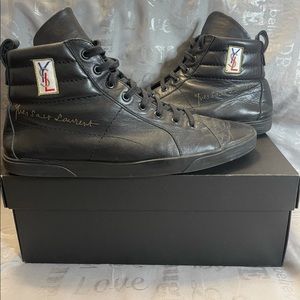 Yves Saint Laurent Classic High-Top Sneakers
